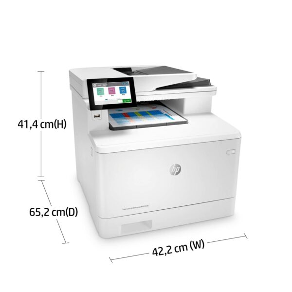 HP Color LaserJet Enterprise M480f A4 Color Multifunction Printer (3QA55A) - Image 3