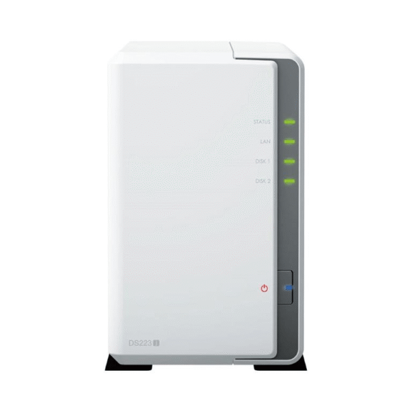 Synology DiskStation DS223j 2‑Bay Diskless NAS (DS223J)